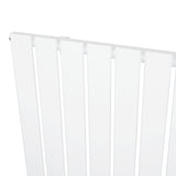 Flat Single Column Radiator - 1600 x 560mm - White