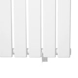 Flat Single Column Radiator - 1600 x 560mm - White