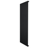 Flat Single Column Radiator - 1600 x 560mm - Black