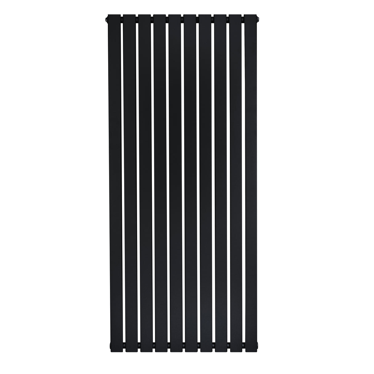 Flat Single Column Radiator - 1600 x 700mm - Black