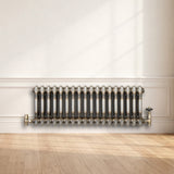 Traditional 2 Column Radiator - 300 x 830mm - Raw Metal