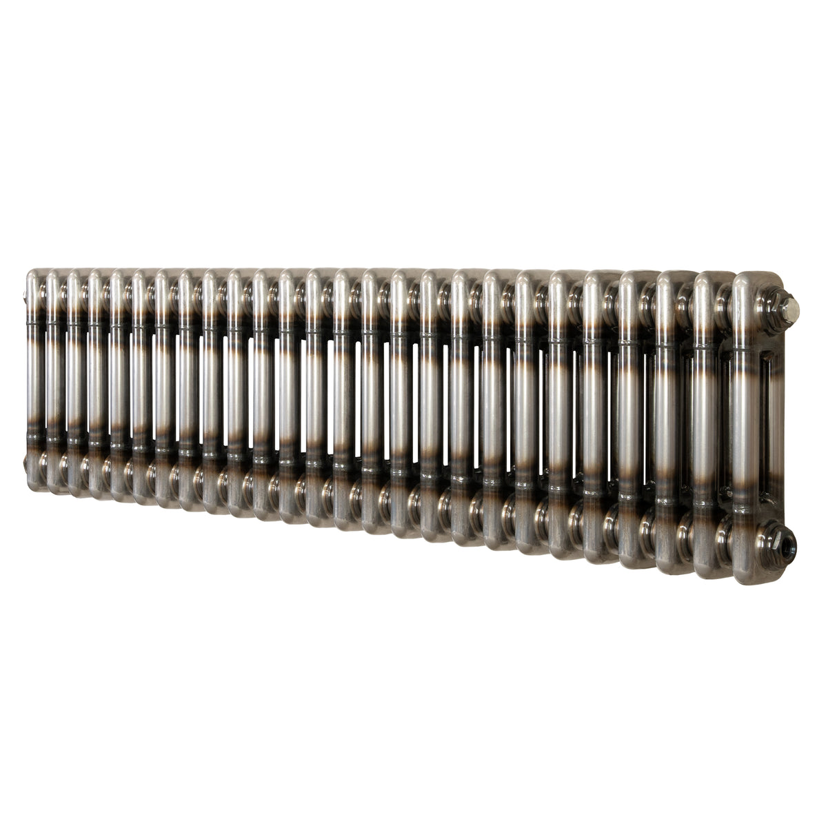 Traditional 2 Column Radiator - 300 x 1190mm - Raw Metal