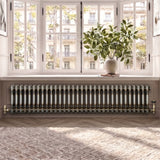 Traditional 2 Column Radiator - 300 x 1460mm - Raw Metal