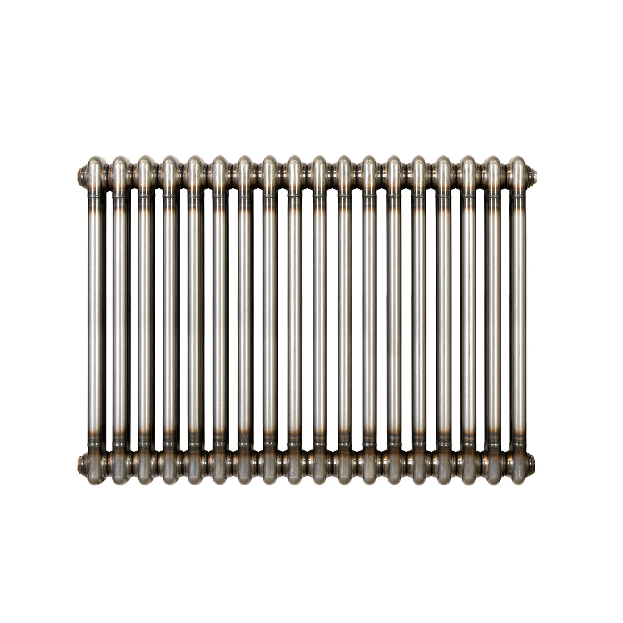 Traditional 2 Column Radiator - 600 x 830mm - Raw Metal