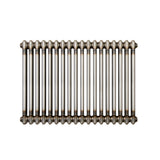 Traditional 2 Column Radiator - 600 x 830mm - Raw Metal
