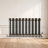Traditional 2 Column Radiator - 600 x 1010mm - Raw Metal