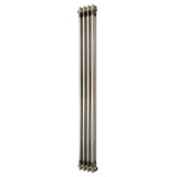 Traditional 2 Column Radiator - 1500 x 200mm - Raw Metal