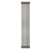 Traditional 2 Column Radiator - 1500 x 290mm - Raw Metal