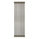 Traditional 2 Column Radiator - 1500 x 470mm - Raw Metal