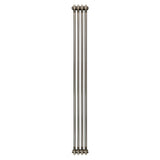 Traditional 2 Column Radiator - 1800 x 200mm - Raw Metal