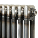 Traditional 2 Column Radiator - 1800 x 470mm - Raw Metal