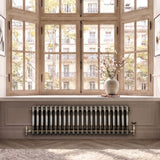 Traditional 3 Column Radiator - 300 x 830mm - Raw Metal