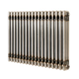 Traditional 3 Column Radiator - 600 x 830mm - Raw Metal