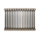 Traditional 3 Column Radiator - 600 x 830mm - Raw Metal