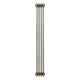 Traditional 3 Column Radiator - 1500 x 200mm - Raw Metal