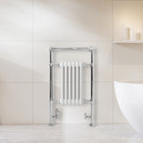Traditional Heated Towel Rail Radiator – 950mm x 570mm  – White