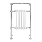 Traditional Heated Towel Rail Radiator – 950mm x 570mm  – White