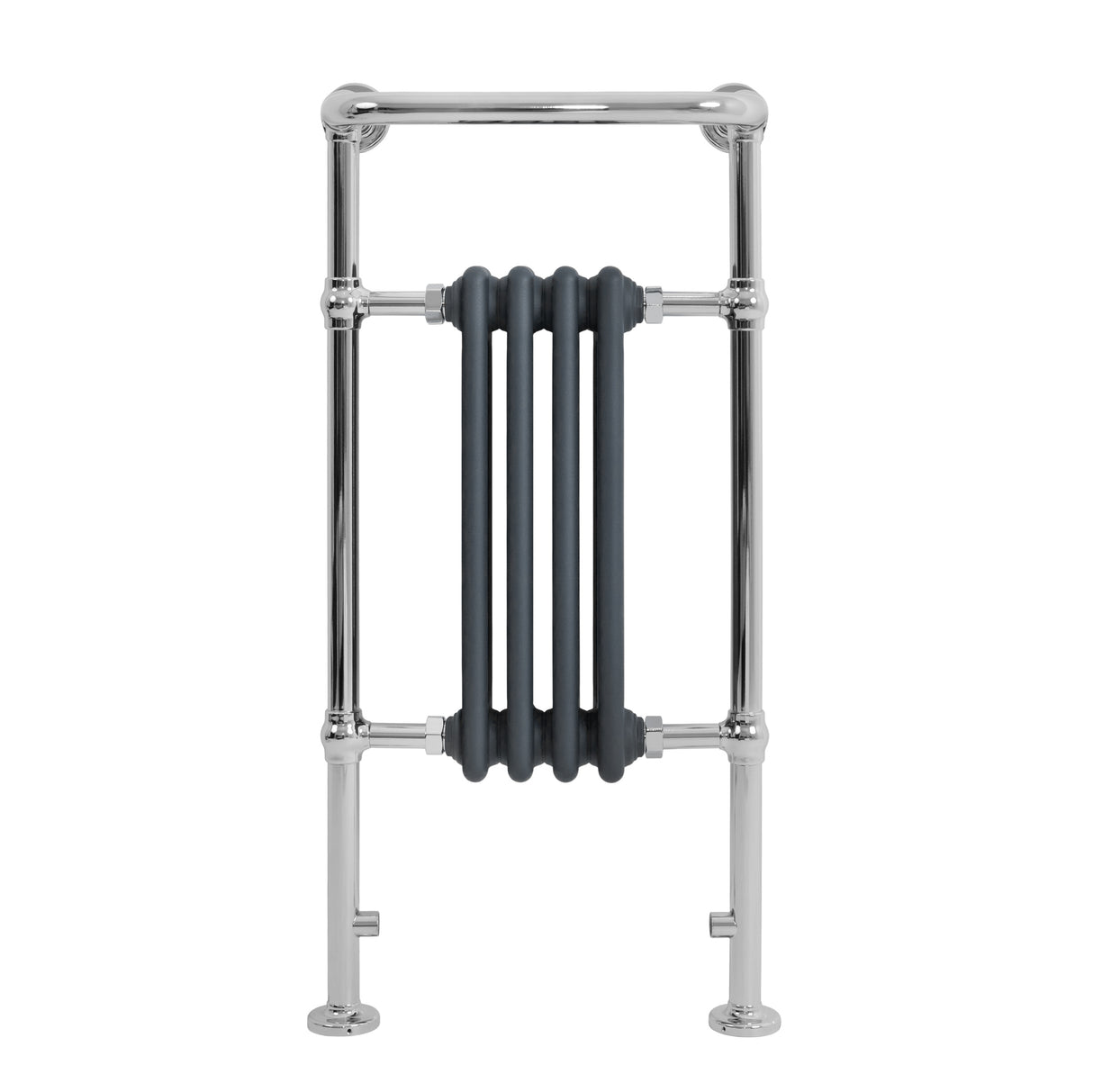 Traditional Heated Towel Rail Radiator – 950mm x 480mm  – Anthracite Grey