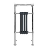 Traditional Heated Towel Rail Radiator – 950mm x 480mm  – Anthracite Grey
