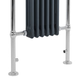 Traditional Heated Towel Rail Radiator – 950mm x 570mm  – Anthracite Grey
