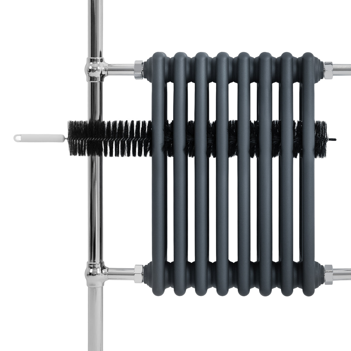 Traditional Heated Towel Rail Radiator – 950mm x 660mm  – Anthracite Grey