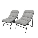 3 Piece Bistro Set - Grey