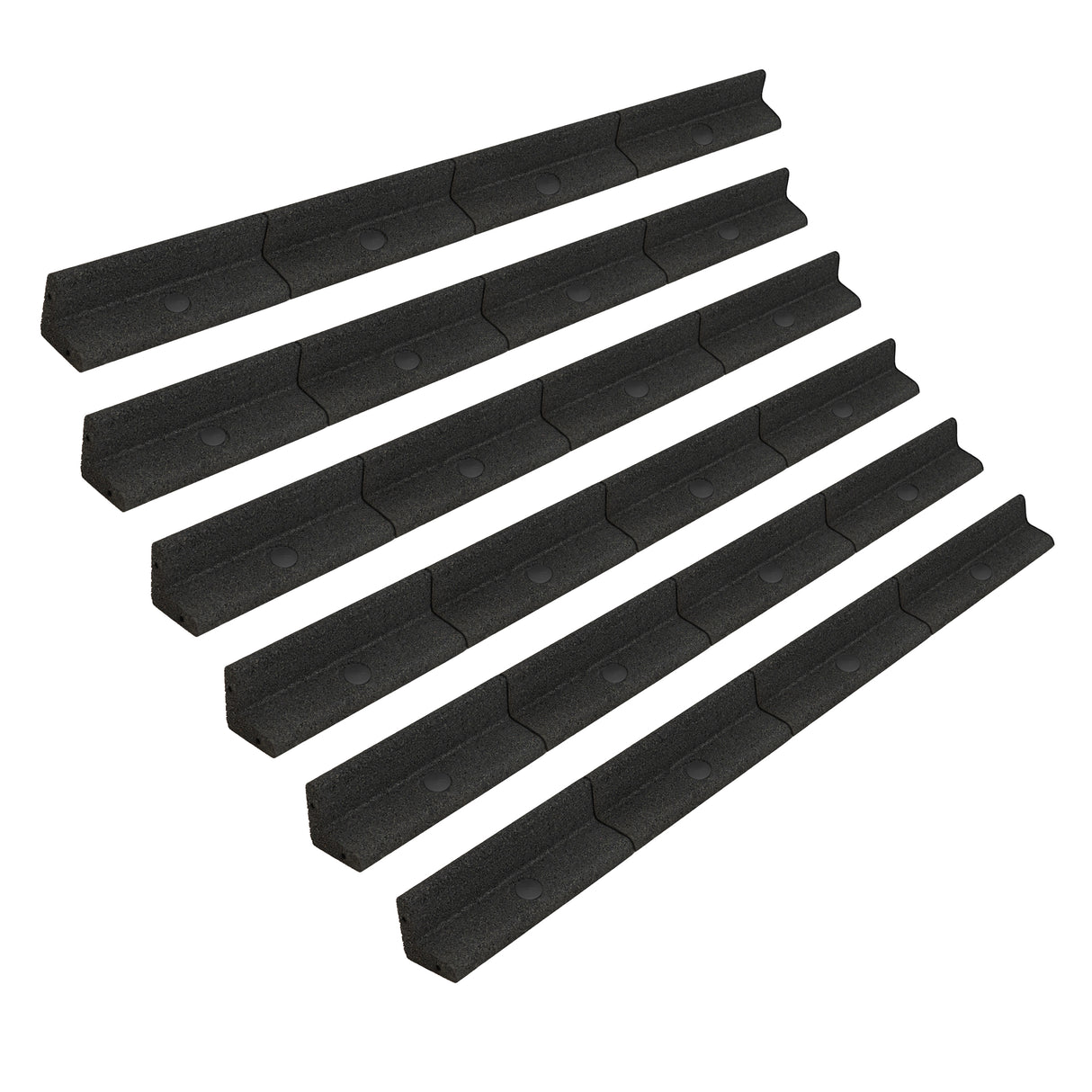 Flexible Lawn Edging 6 x 1.2m - Black