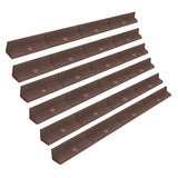 Flexible Lawn Edging 6 x 1.2m - Brown