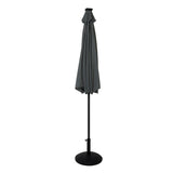 LED Tilt Parasol 2.7m With Tilt Base – Grey