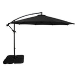 Cantilever Parasol 3m With Square Base – Black