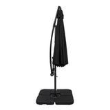 Cantilever Parasol 3m With Square Base – Black