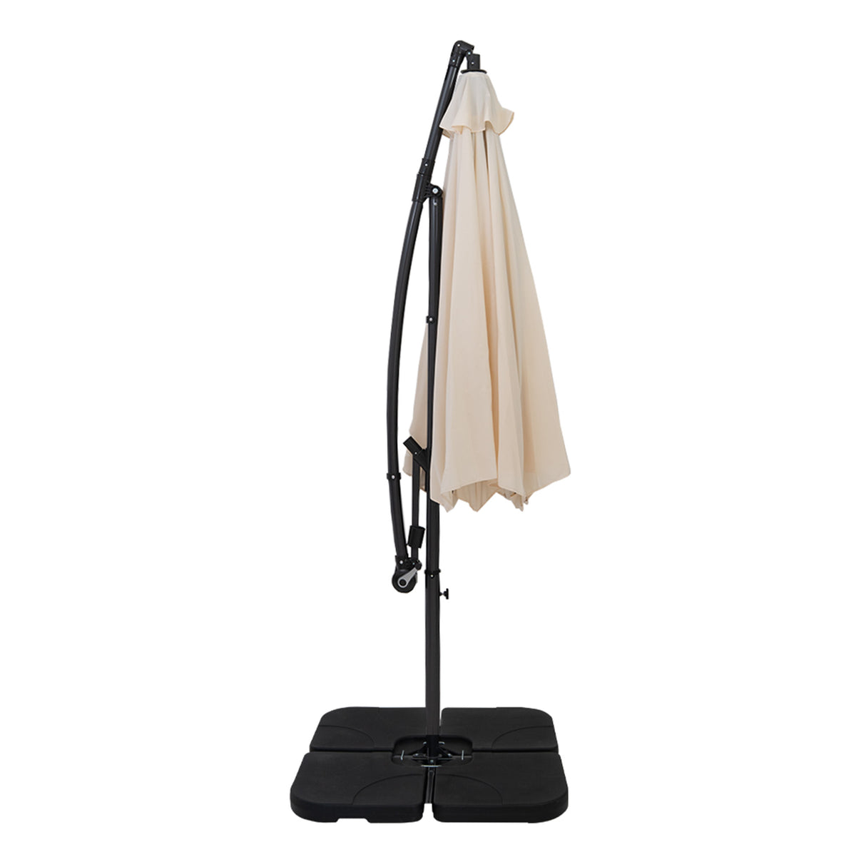 Cantilever Parasol 3m With Square Base – Cream