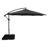 Cantilever Parasol 3m With Square Base – Grey
