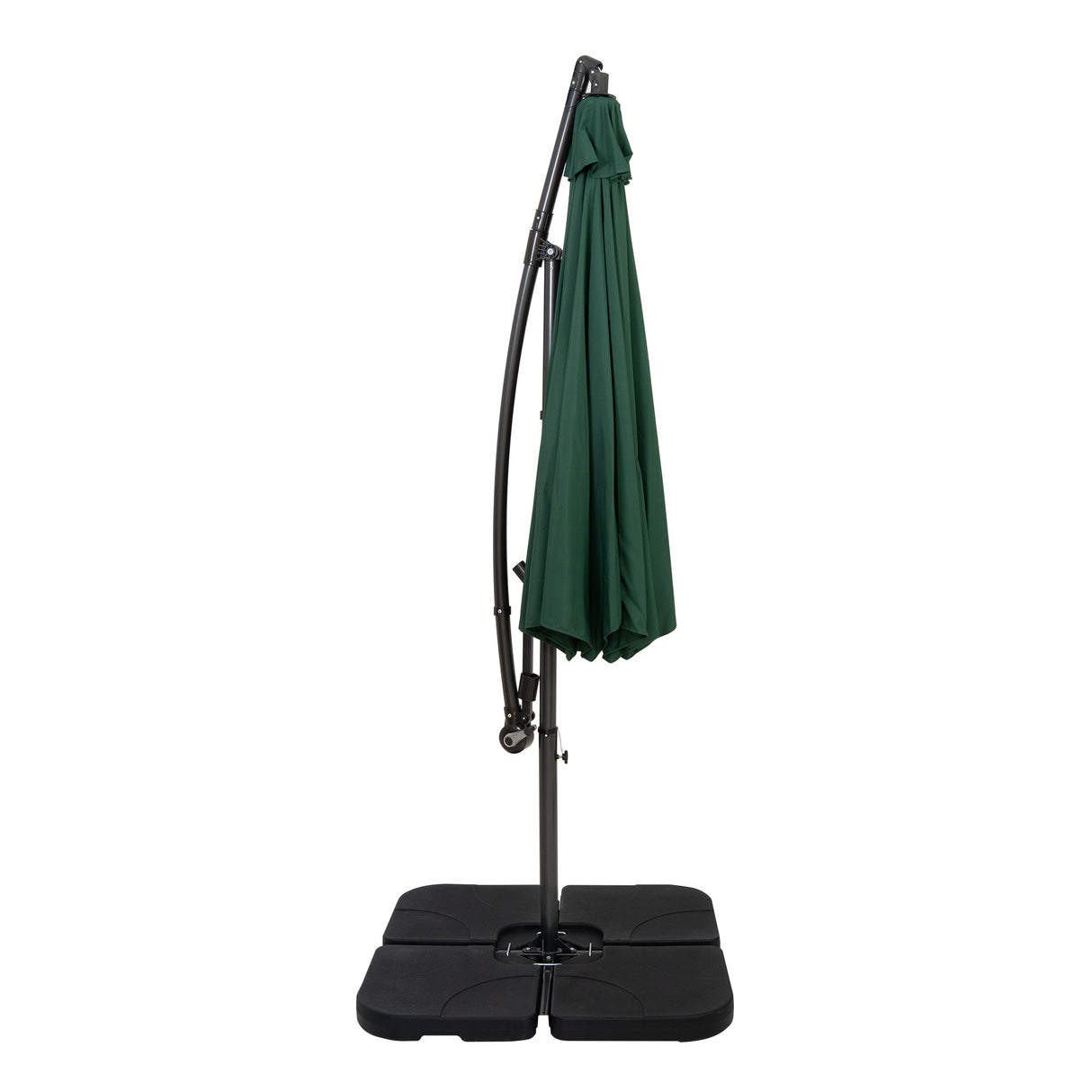 Cantilever Parasol 3m With Square Base – Green