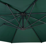 Cantilever Parasol 3m With Square Base – Green