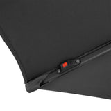 LED Cantilever Parasol 3m With Square Base – Grey