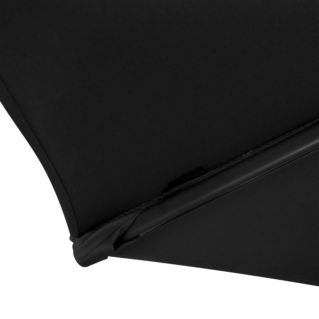Cantilever Parasol 3m With Half Fan Base – Black
