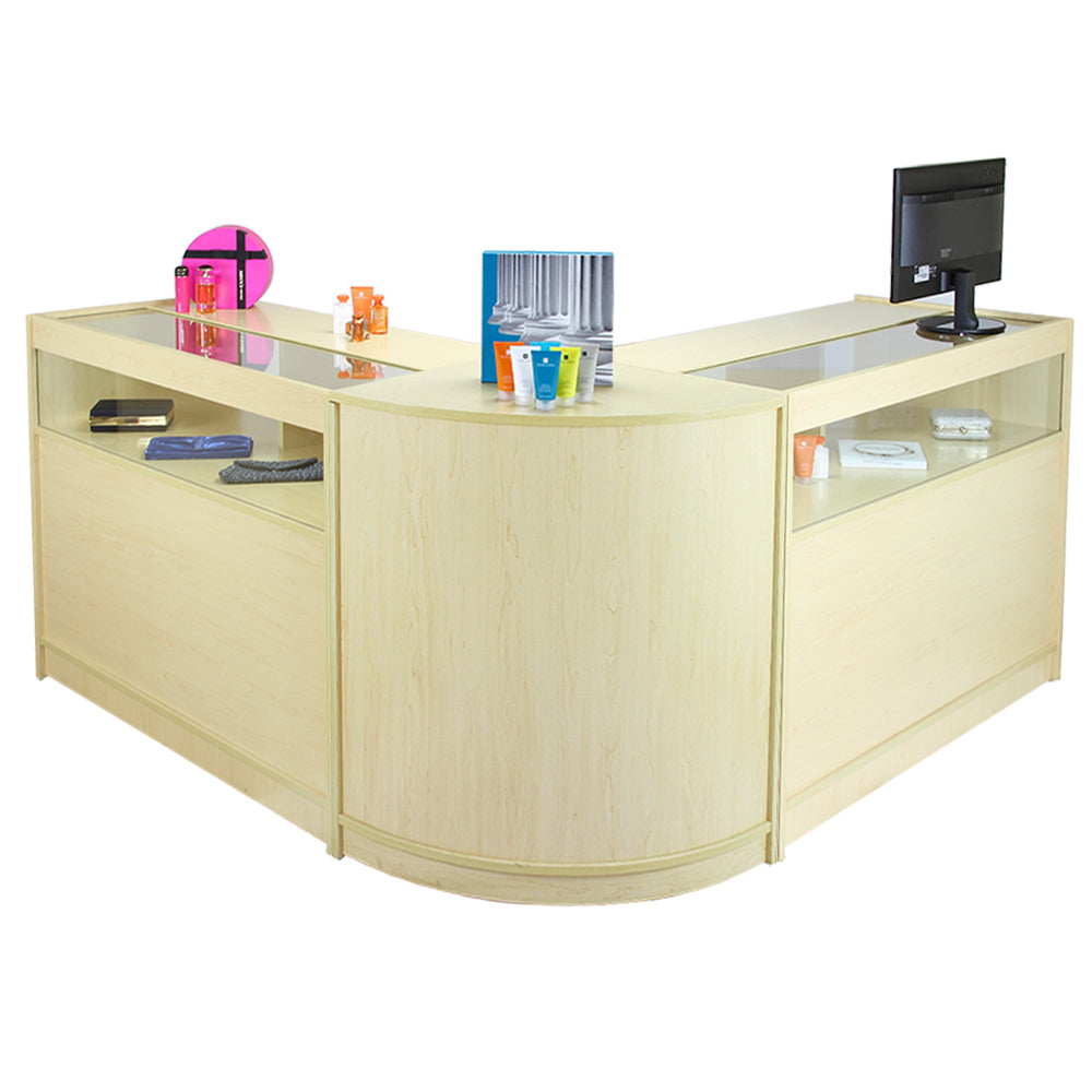 Fusion Maple Shop Counter & Retail Display Set