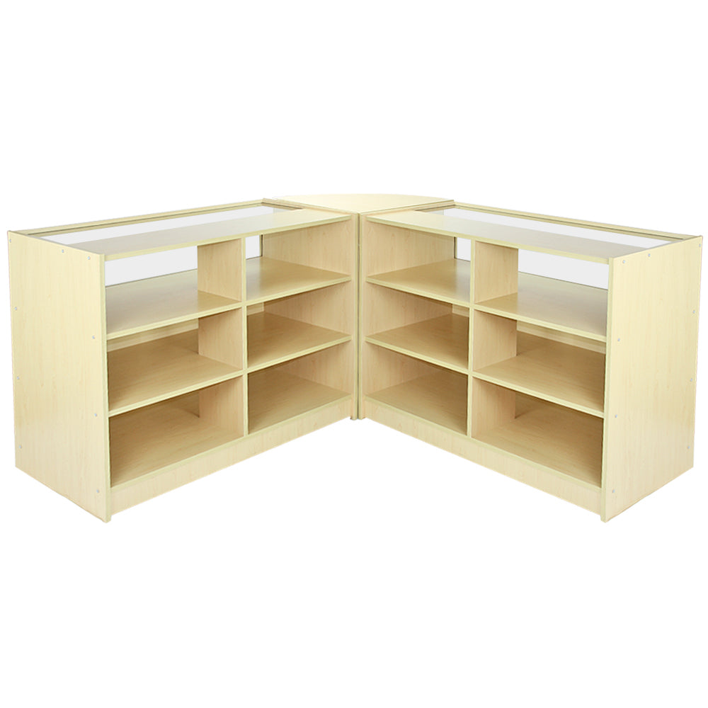 Fusion Maple Shop Counter & Retail Display Set