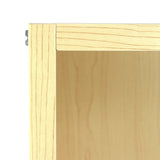 Maple Shop Shelving Corner Unit