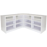 Fusion Brilliant White Shop Counter & Retail Display Set