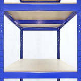Monster Racking T-Rax Strong Storage Shelves, Blue, 120cm W, 60cm D, Set of 3