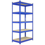 5 x Q-Rax Blue Metal Racking Units 90 x 50 x 180cm