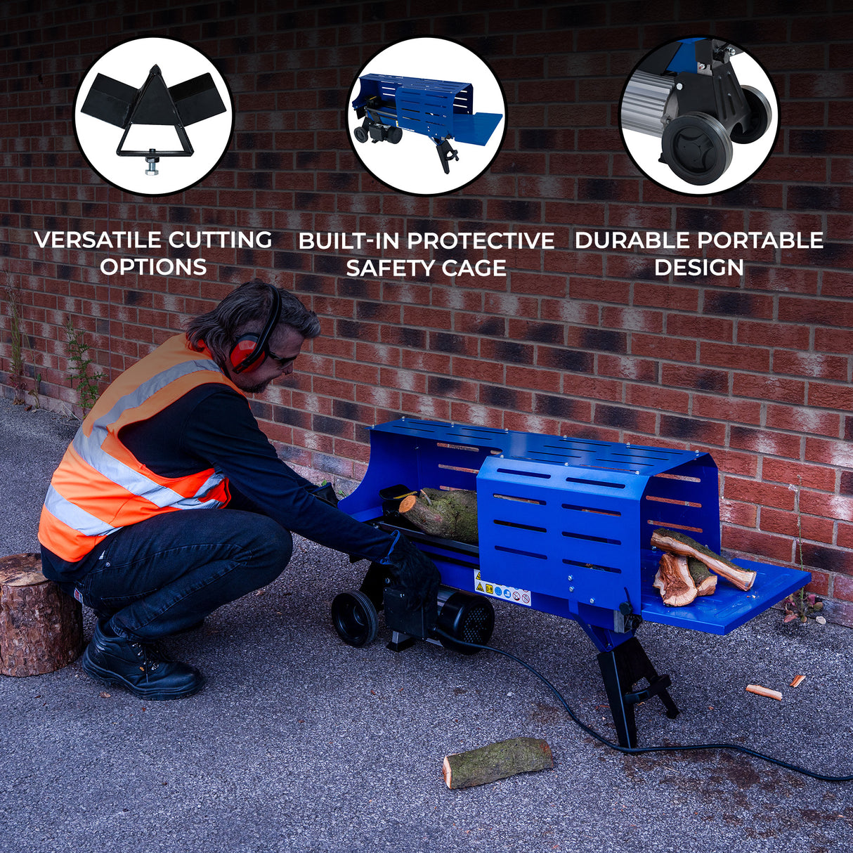 T-Mech 5T Log Splitter 370mm