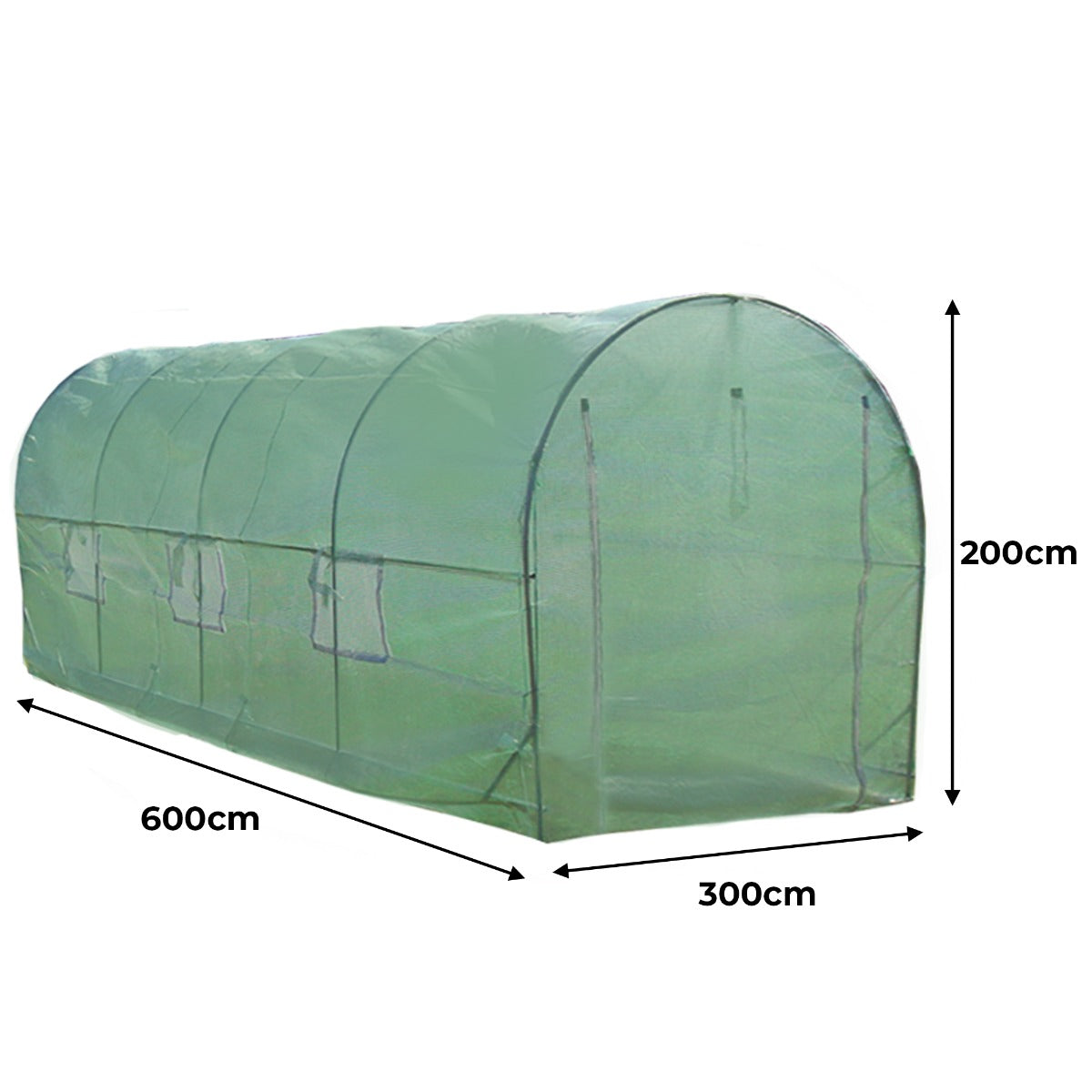 Polytunnel Side Rails Polytunnel 25mm 6m x 3m with Racking – Monster Shop IE