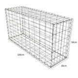 Gabion Baskets 100 x 50 x 30cm / 3 Pack