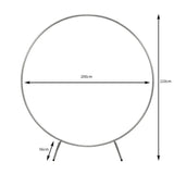 Wedding Moongate 200cm - Silver