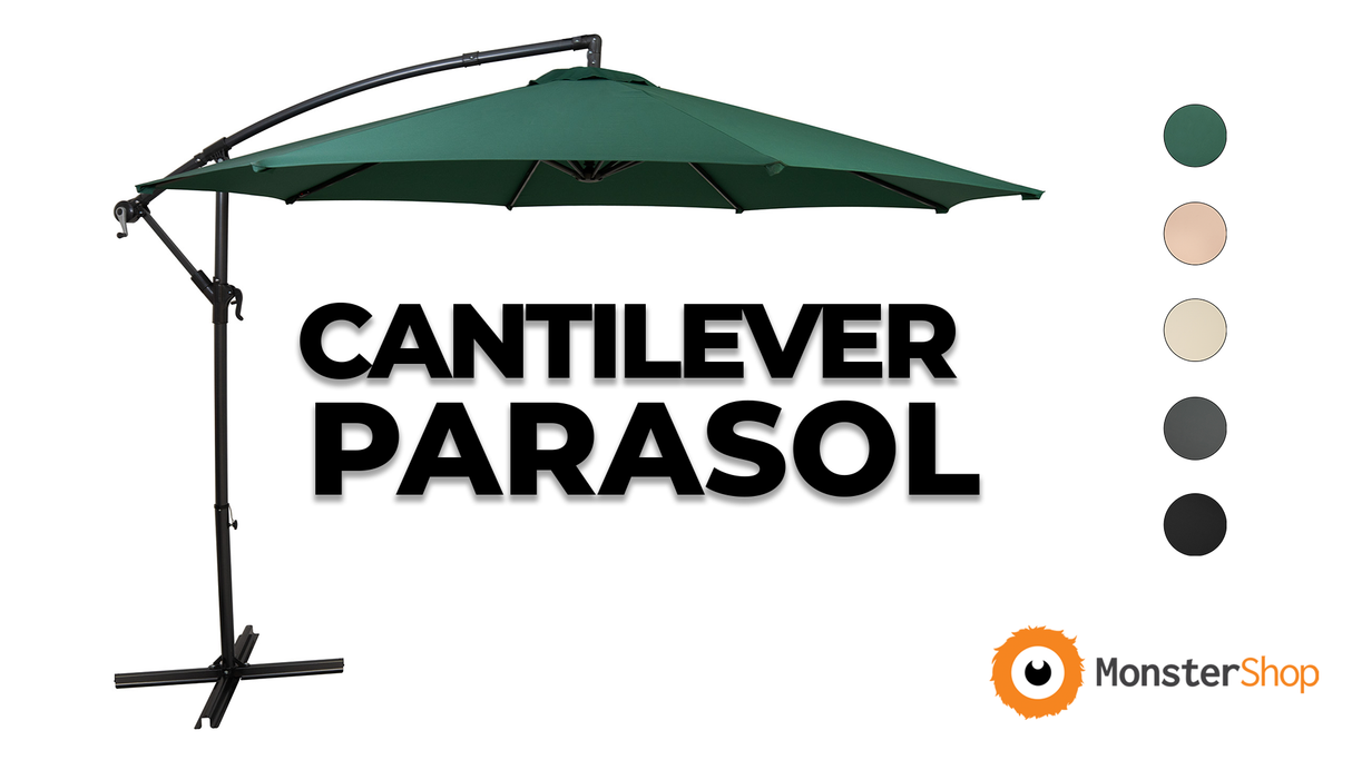 Cantilever Parasol 3m – Beige