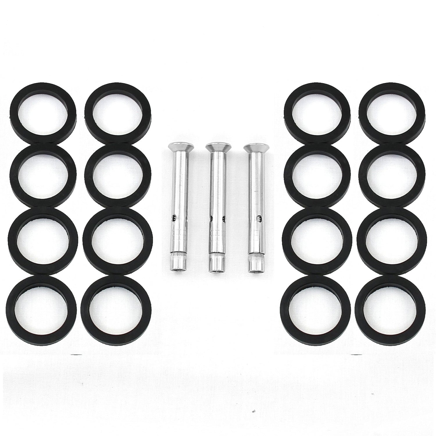 MonsterShop Stainless Steel Balustrade, Mid Post, 110cm H