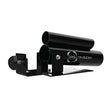 Black T-Bar Row landmine attachment designed for 1 and 2 inch Olympic bars, featuring a sleek, durable metal construction and smooth finish